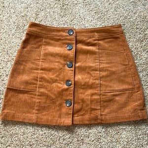 Corduroy skirt